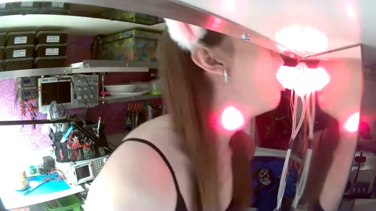 Russian Girl Deepthroat With Luminous Dildo